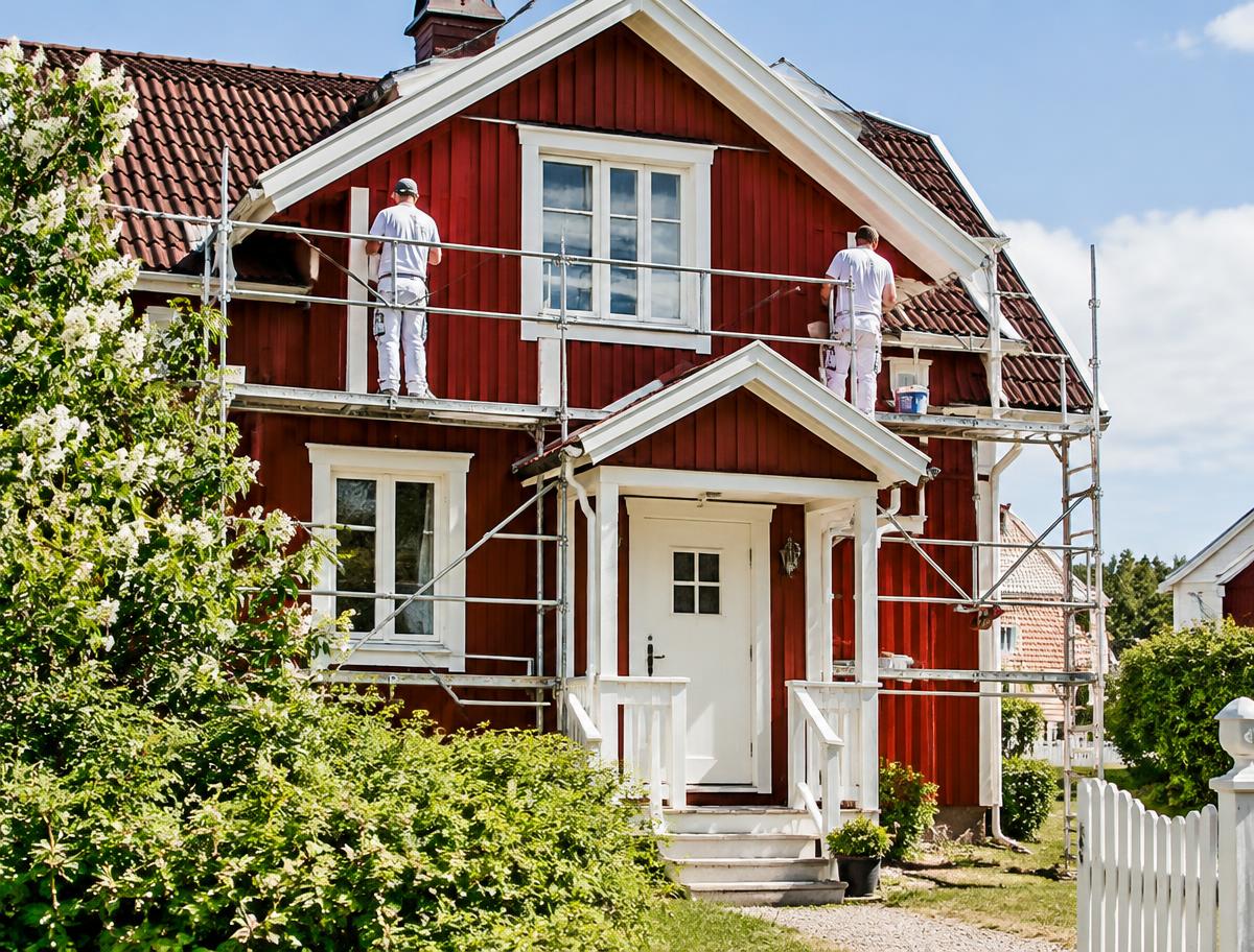 Fasadmålning & Utvändigt Träskydd för villor